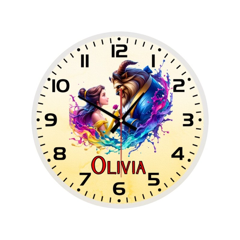 Disney Beauty & the Beast Wall Clock - Magical Timepiece
