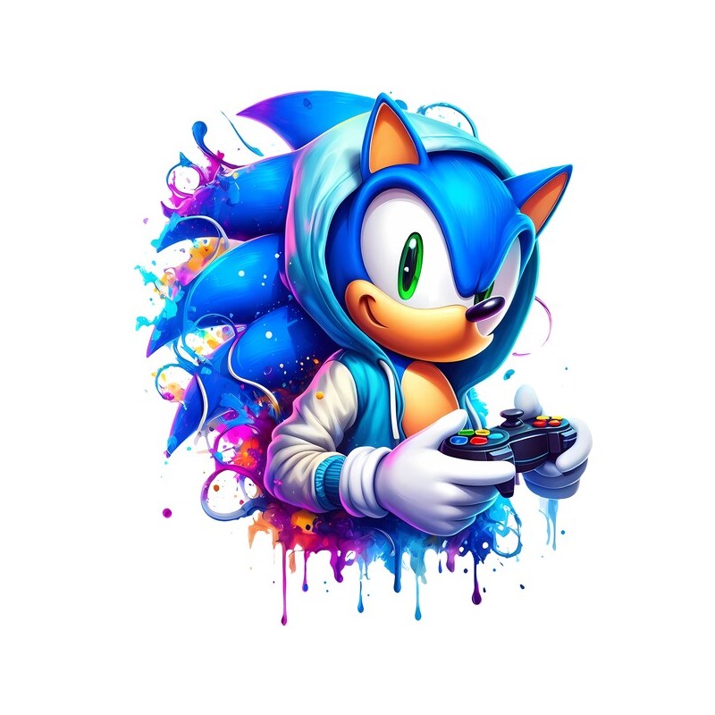 Sonic Core Panel Team Sonic Acrylic Panel with Light Stand – Magical Display