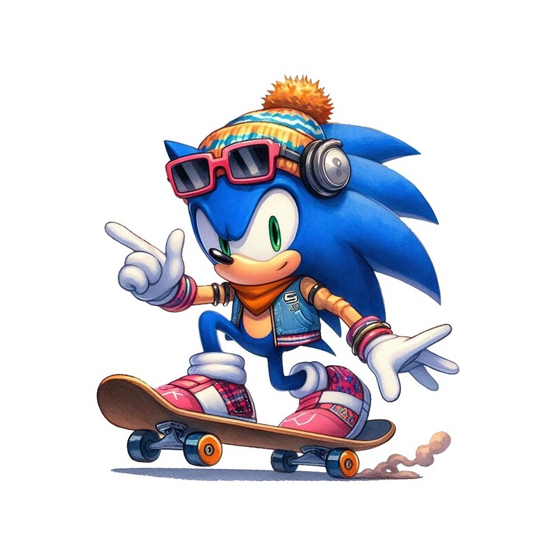 Sonic Core Panel Team Sonic Acrylic Panel with Light Stand – Magical Display