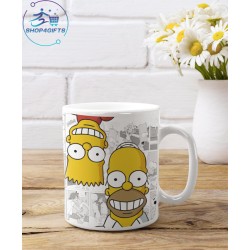 Homer & Bart Simpson Coffee...