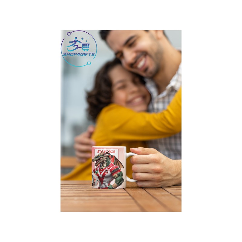 NRL-National- Rugby-League- St. George-Illawarra-Dragons-personalised-11oz-coffee-mug-fathers-day-
