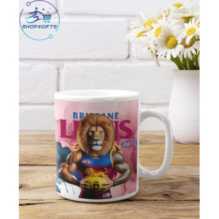 AFL BRISBANE LIONS COFFEE MUG