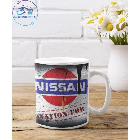 NISSAN CAR BRAND COFFEE MUG