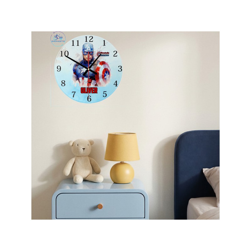 shop4gifts-personalised-marvel-captain-america-glass-wall-clock-with-name-Room