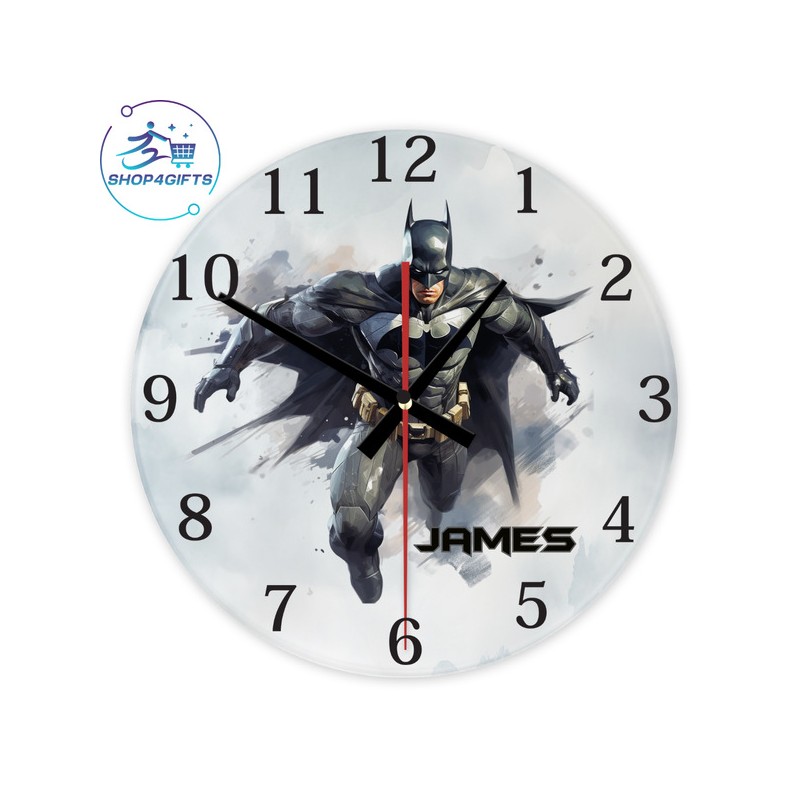shop4gifts-personalised-dc-batman-glass-wall-clock-with-name