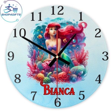 shop4gifts-personalised-disney-princess-ariel-glass-wall-clock-with-name