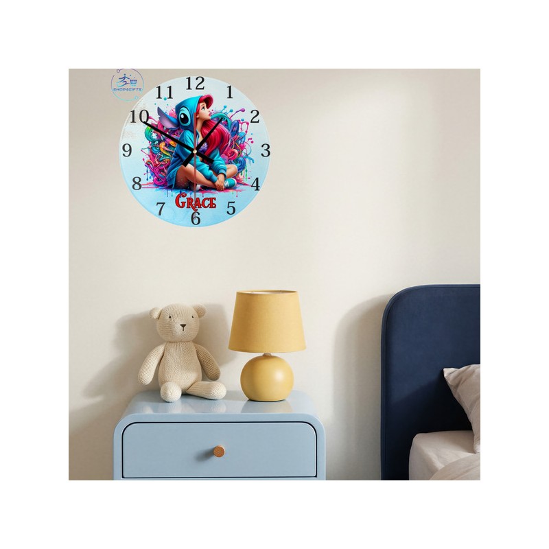 shop4gifts-personalised-disney-princess-ariel-glass-wall-clock-with-name-room