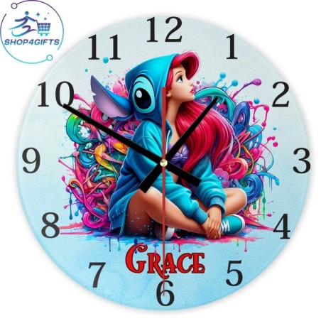 shop4gifts-personalised-disney-princess-ariel-glass-wall-clock-with-name