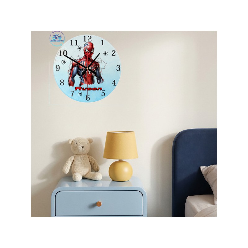 shop4gifts-personalised-marvel-spider-man-glass-wall-clock-with-name-decor-