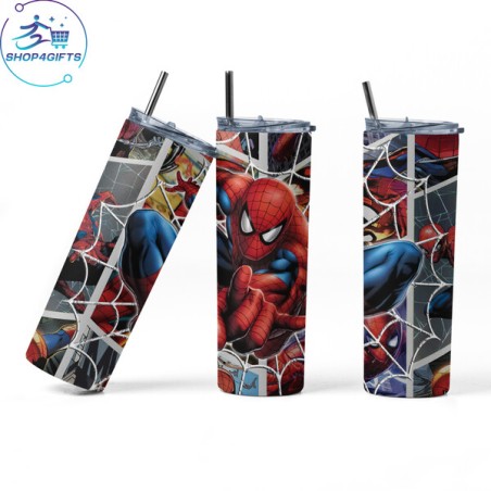 shop4gifts-personalised-marvel-spider-man-20oz-skinny-tumbler-with-name