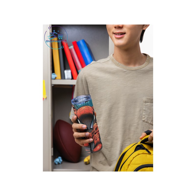 shop4gifts-personalised-marvel-spider-man-20oz-skinny-tumbler-with-name-drink-bottle