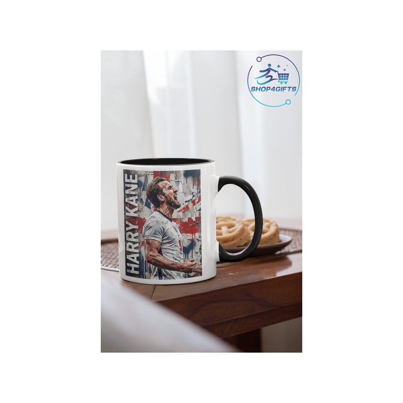 personalised-Harry-Kane-11oz-ceramic-coffee-mug-with-black-handle-shop4gifts