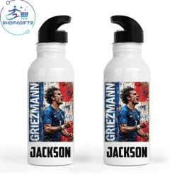 Shop4Gifts-Personalised-Antoine-Griezmann-600ml-Aluminium-Water-Bottle-with-Straw-Top-Lid