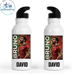 Shop4Gifts-Personalised-Bruno-Fernandes-600ml-Aluminium-Water-Bottle-with-Straw-Top-Lid