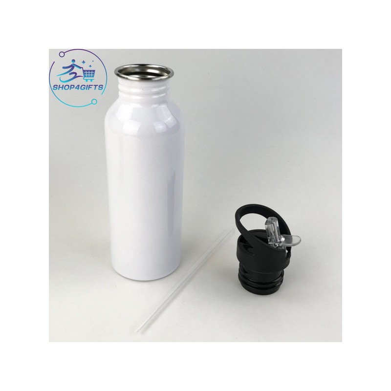 Shop4Gifts-Personalised-Adelaide-Crows-600ml-Aluminium-Drink-Bottle-with-Straw-Lid-AFL-Gift