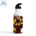 Shop4Gifts-Personalised-Box-Hill-Hawks-600ml-Aluminium-Drink-Bottle-with-Straw-Lid-Brown-and-Gold-Football-Gift