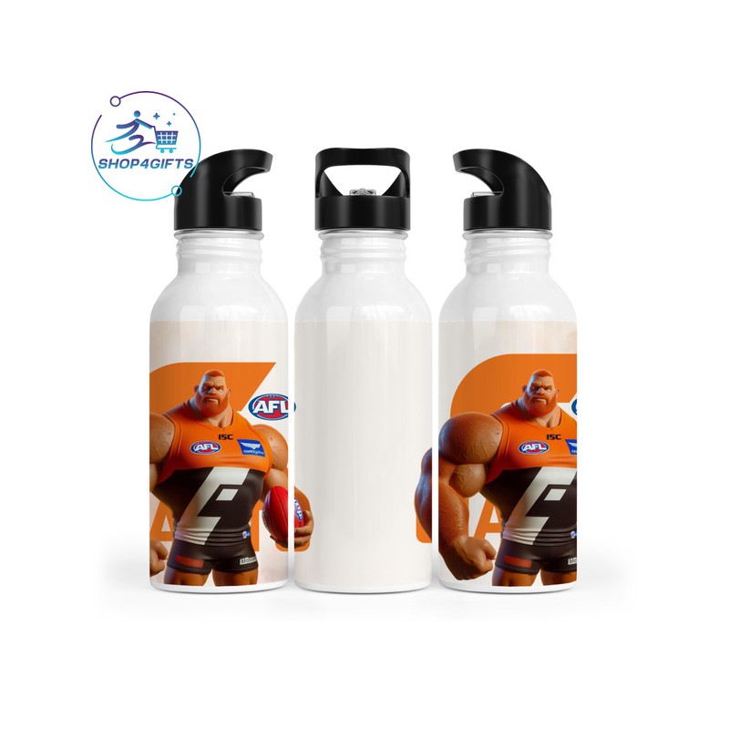 Shop4Gifts-Personalised-GWS-GIANTS-600ml-Aluminium-Drink-Bottle-with-Straw-Lid-Orange-Charcoal-and-White-AFL-Gift-single