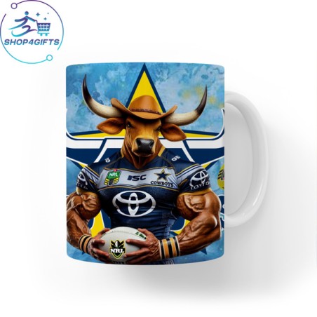 Personalised-NRL-North-Queensland-Cowboys-11oz-coffee-mug-perfect-sports-gift-for-Australian-NRL-fans-from-Shop4Gifts-