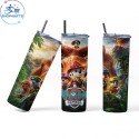Shop4Gifts-Personalised-Paw-Patrol-Team-and-Rex-Friends-20oz-Skinny-Tumbler-with-Lid-and-Straw-Kids-Gift