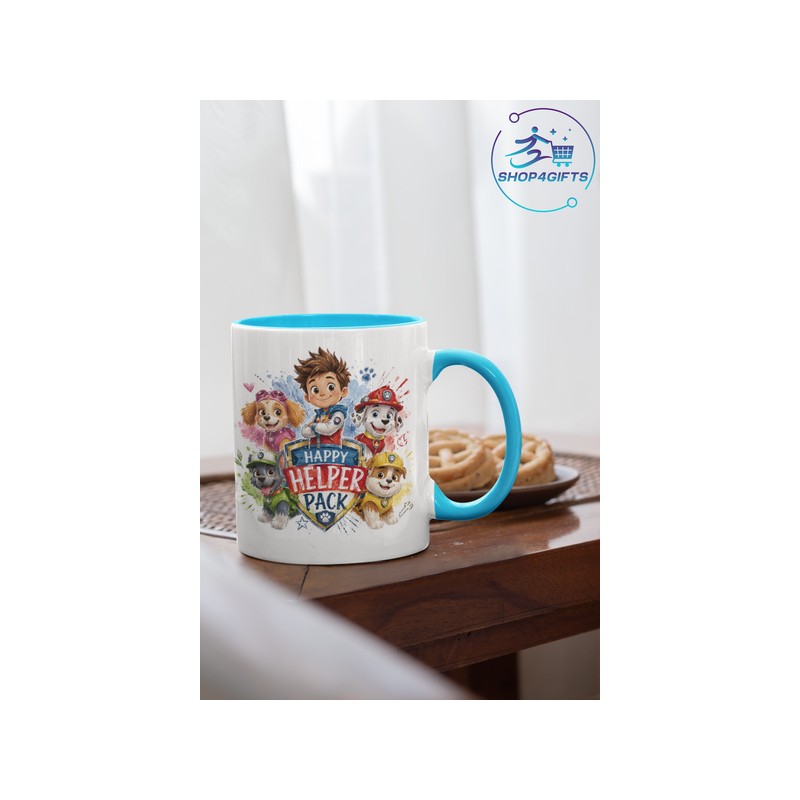 Shop4Gifts-Personalised-Paw-Patrol-11oz-Ceramic-Mug-Custom-Name-Kids-with-sky-blue-handle-Gift-Australia