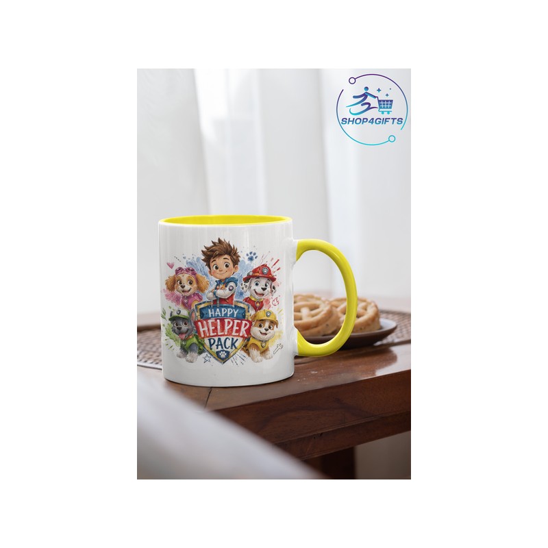 Shop4Gifts-Personalised-Paw-Patrol-11oz-Ceramic-Mug-Custom-Name-Kids-with-yellow-handle-Gift-Australia