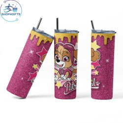 Shop4Gifts-personalised-Paw-Patrol-Skye-20oz-skinny-tumbler-kids-gift-Australia