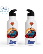 DC Superman Straw Bottles