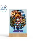 Paw Patrol Team LED Acrylic Lamp Rectangle with USB