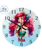Disney Princess Ariel Wall Clock - Elegant & Whimsical Decor